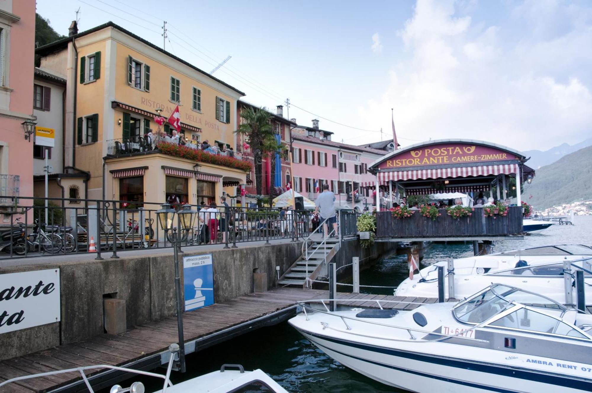 Albergo Ristorante Della Posta Morcote Eksteriør bilde
