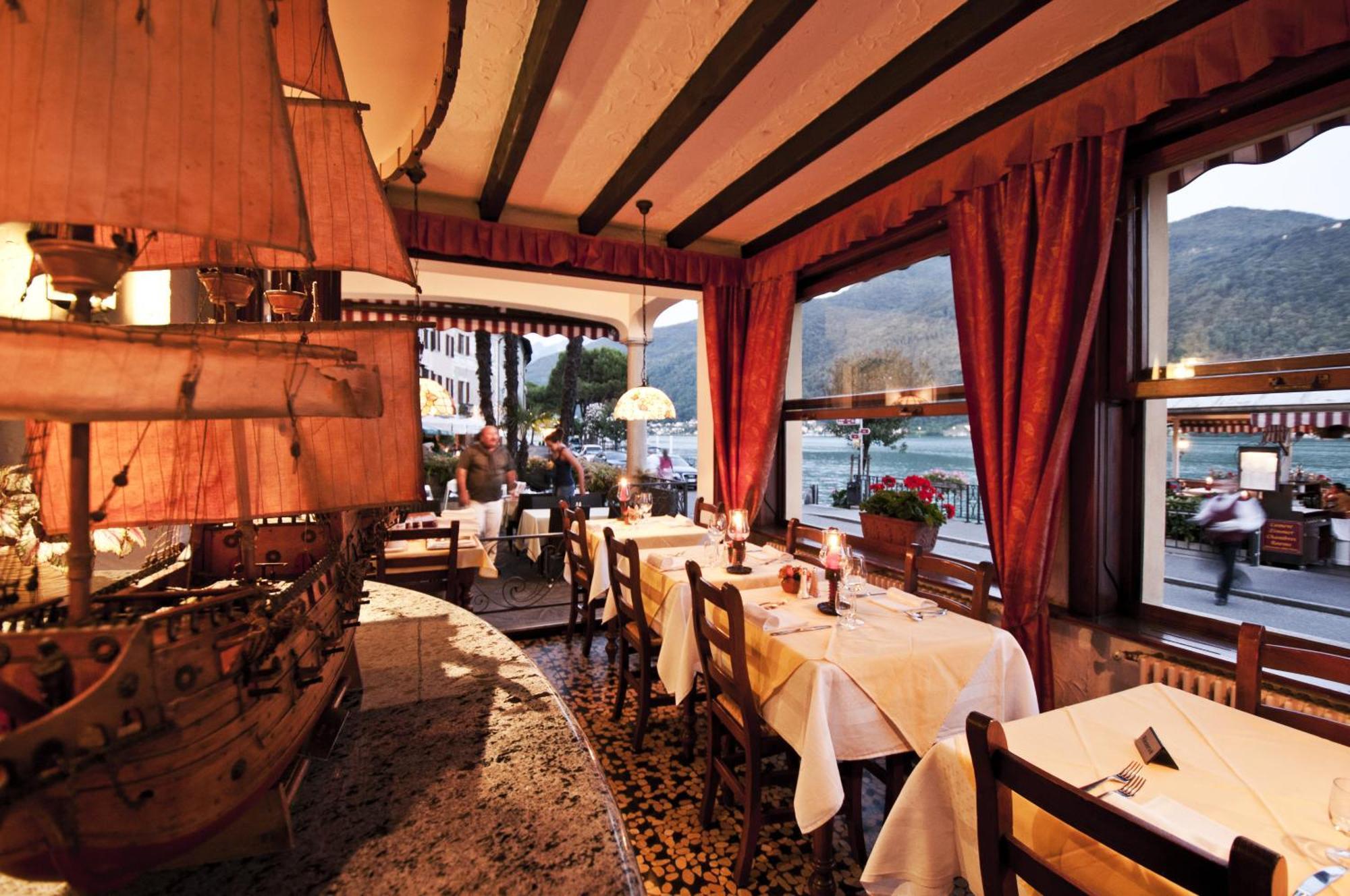 Albergo Ristorante Della Posta Morcote Eksteriør bilde